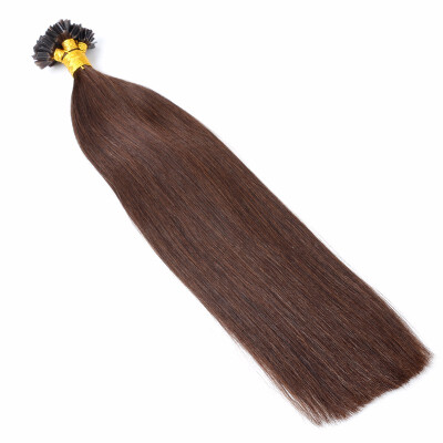 

Bhf Hair Fusion Hair Extensions 100 Brazilian Virgin Remy Hair Straight Stick U Tip 1GS 100G Pack 5Packs