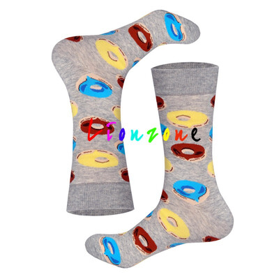

LIONZONE New Arrived Happy Socks Women Plus Size With Taco Avocado Doughnut Foods Design Calcetines Socks Funny Gift