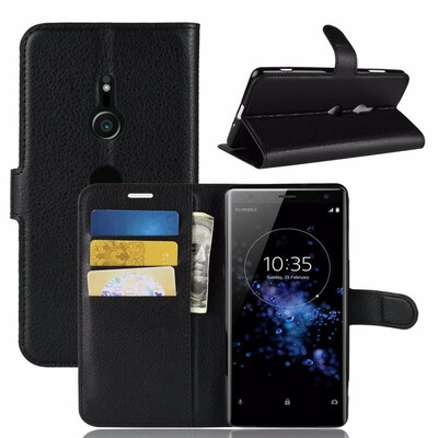 

for Sony Xperia XZ3 WIERSS Wallet Phone Case for Sony Xperia XZ3 Flip Leather Cover Case Etui Fundas Capa Coque