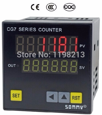 

CG7-RB60 digital couters Multi-function Counter 6-digit counting relay output
