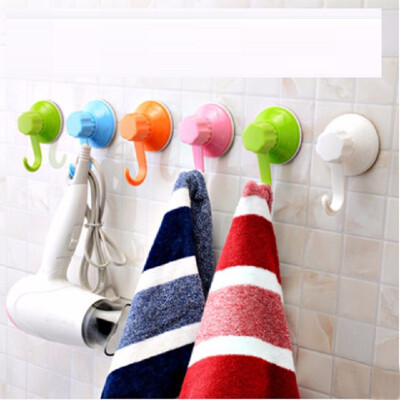 

5pcs Home Tool Removable Vacuum Magic Plastic Sucker Seamless Wall Strong Suction Cup Hook Hangers Bathroom Kitchen Accessories
