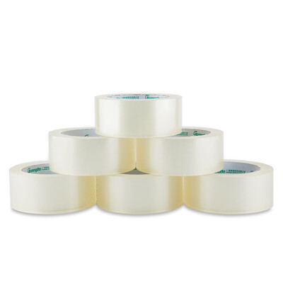

GuangBo 6 package 45mm 100y transparent sealing tape tape office supplies FX-17