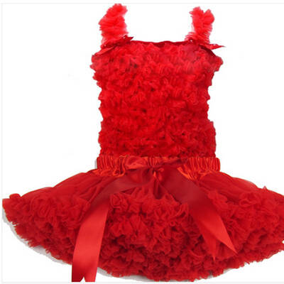 

Buebos Ninos FREE SHIPPING 2014 Boutique Pure Color Baby Pettiskirt Set Chiffon top + skirt Girls Pettiskirts Tutu Suit