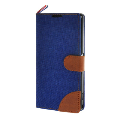 

MOONCASE Xperia Z1 L39h , Leather Wallet Flip Card Holder Pouch Stand Back Case Cover for Sony Xperia Z1 L39h Dark blue