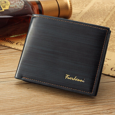 

Mens short wallet business Vintage leisure wallet multi card European&American style temperament leather wallet practical