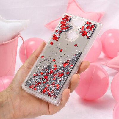 

Akabeila Cover for Sony Xperia XA2 Case Soft Mirror Dynamic Glitter Phone Protector Cover Shell H3113 H3123