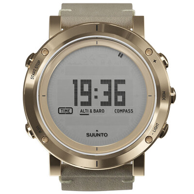 

Sung Tuo SUUNTO watch the origin of outdoor sports mountaineering business wear watch gold leather strap SS021214000