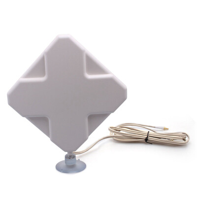 

1PC 35dBi 4G Booster Signal Amplifier 2M Cable External Antenna CRC9 Connector