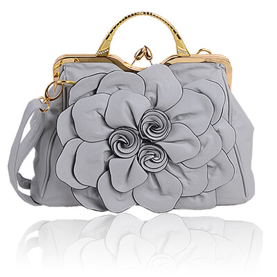 

Brand new women leather bag fashion leisure wild shoulder bag rose flowers pattern messenger bag ladies tote bags