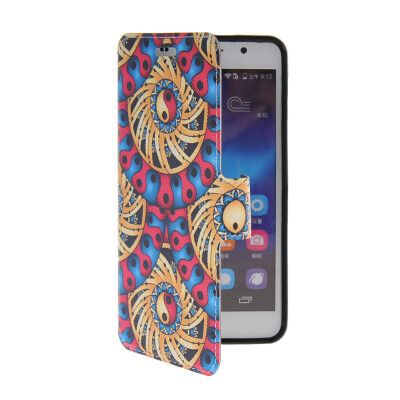 

MOONCASE Cute Pattern Leather Side Flip Pouch Stand Shell Back ЧЕХОЛ ДЛЯ Huawei Honor 6