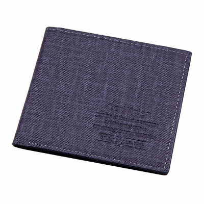 

Wallet male business casual short wallet young student lightweight wallet