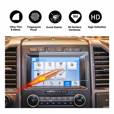 

2014 2015 2016 2017 2018 Ford F150 F250 sync 2 sync 3 AppLink My Ford 8-inch 175105mm navigation screen protector