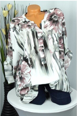 

2018 Autumn Women Fashion Long Sleeve Causal Loose Floral Print Blouse&Tops T-Shirt