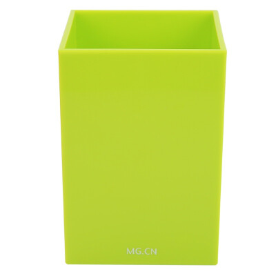 

Morning light M & G ABT98429 excellent fashionable square pen holder storage box green