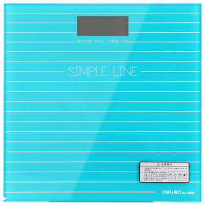 

Effective deli 8880 home electronic health scale weight scale blue