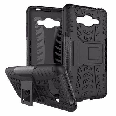 

Goowiiz Phone Case For Samsung Galaxy J2 PrimeGrand Prime 2016G532 Armor Tire Texture Rugged Protection PCTPU Silicone