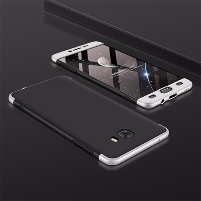 

Goowiiz Phone Case For Samsung Galaxy C9 ProJ7 MaxOn Max Fashion Color collision 360 Degree Coverage PC Full Protection