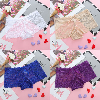 

Women Grils Sexy Panties Underwear Lace Floral Briefs Thongs Sheer Transparent Panties Seamless Breathable G-string