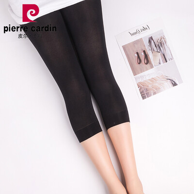 

Pierre Cardin Leggings Womens Seven-Piece Thin Elastic Cotton Skinny Pants Black Leggings Black 2 Pack
