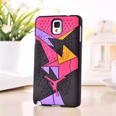 

MITI 3D Jordan Shoe Sole PVC Rubber Cover Case For Samsung GALAXY Note III 3 Note3 N9000 Hot sale Jumpman 15 Colors Phone Cases