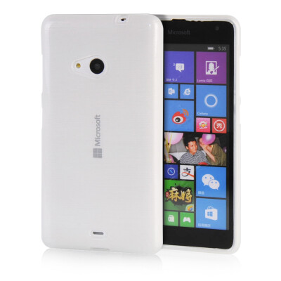 

MOONCASE Candy colors Soft Flexible Silicone Gel TPU Skin Shell Back ЧЕХОЛ ДЛЯ Microsoft Lumia 535 White