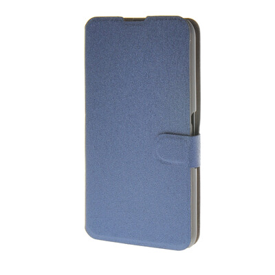 

MOONCASE Ultra thin matte surface Leather Wallet Flip Holster Pouch Stand Back Case Cover for Sony Xperia E4G Dark blue