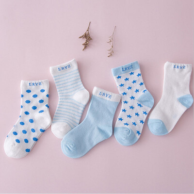 

Lot 5 Pairs Infant Baby Toddler BOY Socks Cotton 05Y Girl Cartoon NewBorn Kids