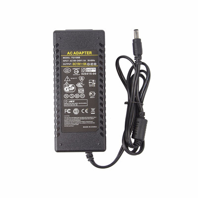

COOLM 15V 8A 120W AC Adapter Power Charger Interface 55x25mm Suitable for LED Lamps Liquid Crystal Displays