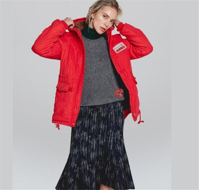 

2018 winter new arrival womens hooded long large size cotton-padded coat