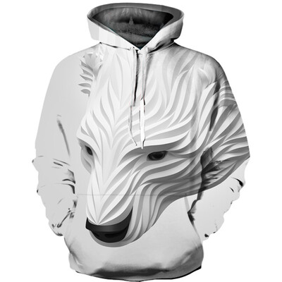 

Mens Hoodie 3D Printed Women Pullover Sweater