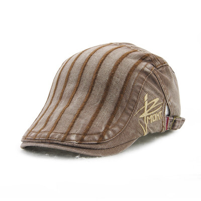 

Jamont Retro Cotton Newsboy Cap For Men Duckbill Visor Golf Peaked Hat British Style Gentleman Flat Caps Casual Boina Beret Hats