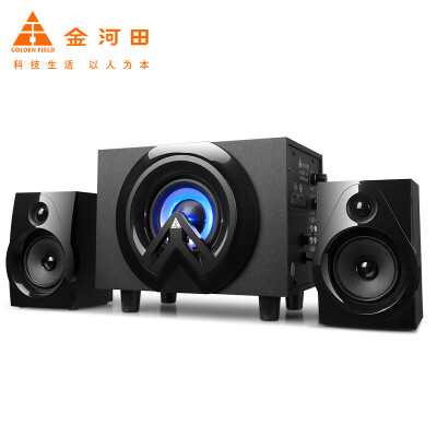 

Golden field H9 computer multimedia active speaker to collect money Bluetooth audio home notebook desktop computer audio 21 card USB flash drive subwoofer