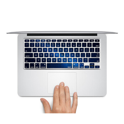 

GEEKID Macbook Air 13 keyboard decal sticker US style Blue univers macbook pro retina 13 individual keys sticker skin Protector
