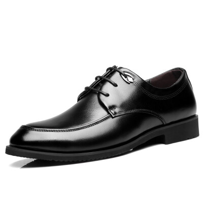 

[Flash purchase] Jingdong self-graph philosophy (TOLZE) light luxury goods men's business custom leather shoes 10231 black 38 yards