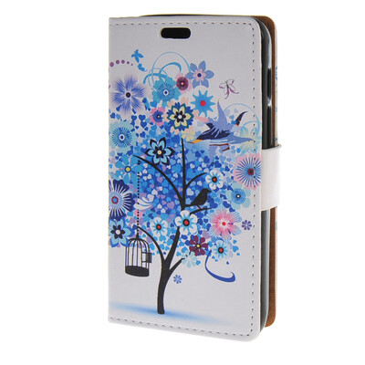 

MOONCASE Case for Alcatel One Touch Pixi 3 (4.5") OT-4027 Leather Flip Wallet Style and Kickstand Case Cover Design / a01