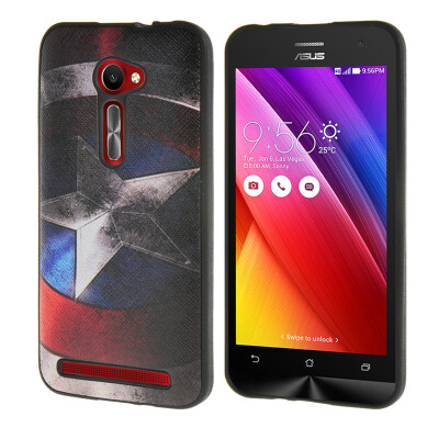 

MOONCASE чехол для Asus Zenfone 2 ZE500CL ( 5.0 inch ) Pattern series Flexible Soft Gel TPU Silicone Skin Slim Durable Cover