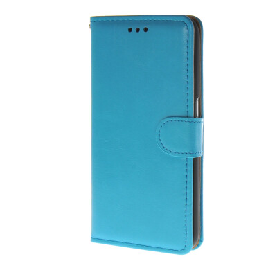 

MOONCASE Glossy Leather Side Flip Wallet Card Holder Stand Pouch ЧЕХОЛ ДЛЯ Samsung Galaxy S6 Blue