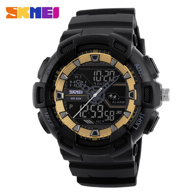 

SKMEI For Men Watch Outdoor Quartz Sports Wrist Watch Fashionable Casual Multifunction 50 m Waterproof Watch Boy Relogio Masculino