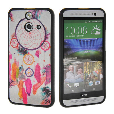 

MOONCASE Cute Pattern Soft Flexible Silicone Gel TPU Skin Shell Back Case Cover for HTC One E8
