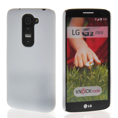 

MOONCASE Hard Rubberized Rubber Coating Devise Back Case Cover for LG G2 Mini White