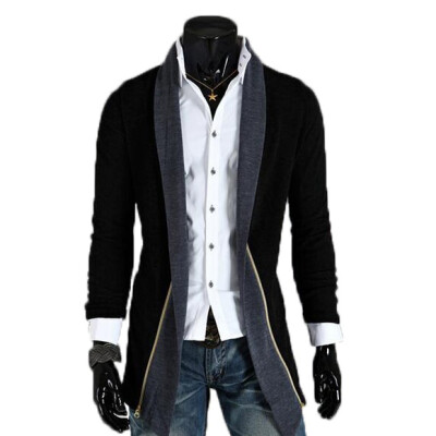 

Zogaa New Mens Cardigans Long Tail Casual Slim