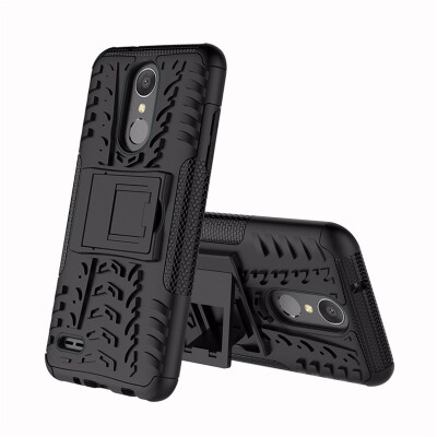 

Goowiiz Phone Case For LG K8 2018 EuropeanK9 2018 Tire Texture Rugged Protection PCTPU Full Protection