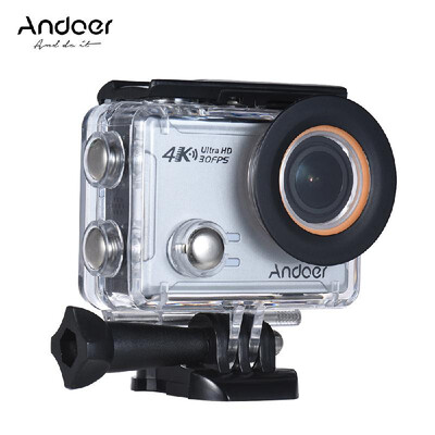

Andoer AN100 4K WiFi Action Sports Camera 30MP 1080P120fps 20" IPS Screen 170¡ã Wide Angle Waterproof 45m Support Gyro G-sensor