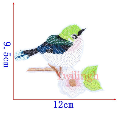 

1 pcslot Embroidered Patches Big Horse Red Rose Sequin Patch Iron On Fabric Badge Sew On Clothes Appliques DIY Wedding Stickers