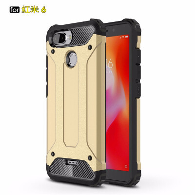 

Goowiiz Phone Case For Xiaomi Redmi 66AS2 King Kong Armor Fashion Bumper PC TPU Prevent falling