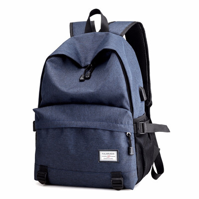 

Mens large capacity backpack multi-function USB charging schoolbag leisure travel business notebook bag high school student bag