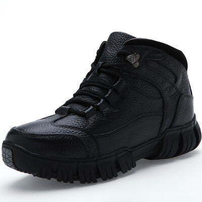 

Super Warm Winter Men Boots Genuine Leather Boots Men Winter Shoes Men Military Fur Boots For Men Shoes Zapatos Hombre