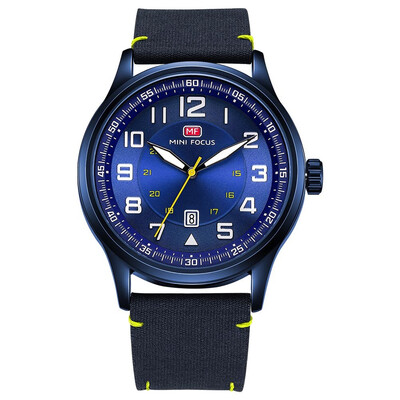

BOFUTE Male Watches Casual Watch Quartz Watches Japanese Movement Calendar Luminous Waterproof Nylon Cloth Belt 0166G