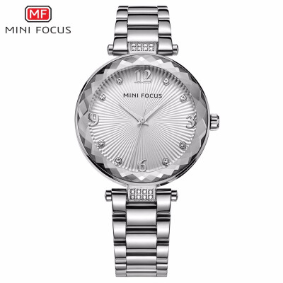 

MINI FOCUS Fashion Stainless Steel Strap Women Quartz Watch MF0038L