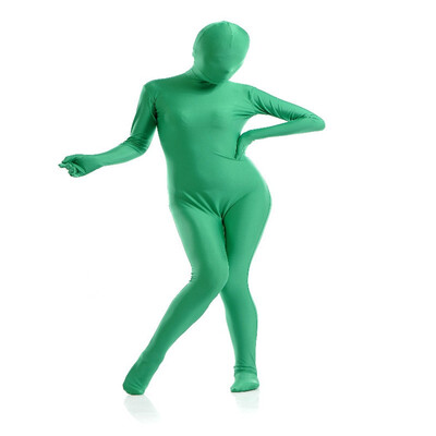 

Womens Spandex Zentai Full Bodysuit Navy Blue Lady Back Zipper Tights Suit Dancewear Womens Catsuit Fancy Halloween Costumes